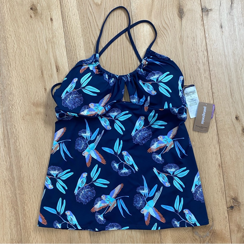 Patagonia Navy Blue Tankini. NWT